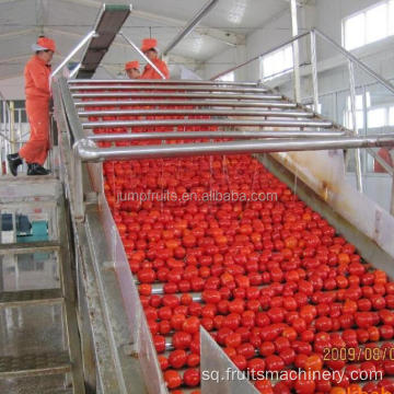 Linja e prodhimit të domates së kuqe Linja e mbushjes së qeseve ketchup